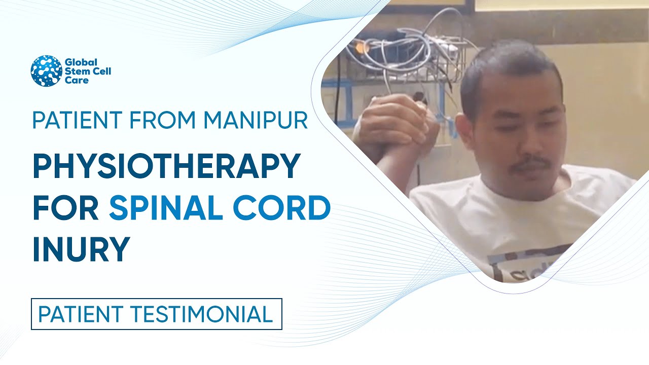 "Manipur Patient's Inspiring Recovery: Physiotherapy Sessions for Spinal Cord Injury"