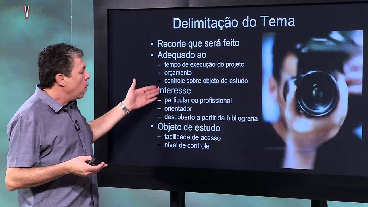 Metodologia Científica - Aula 3 - Definindo o Problema de Pesquisa e o Planejamento do Projeto