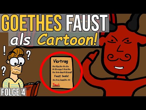Teufelspakt! Studierzimmer 2 | Goethes Faust als Cartoon | Folge 4