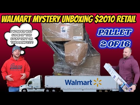 Walmart Mystery Boxes Unboxing $900 Uninspected Customer Returns Pallet