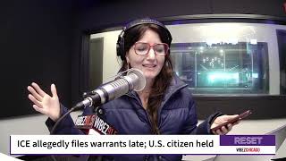 ICE agents allegedly fill out warrants after an arrest; U.S. citizen among those detained
