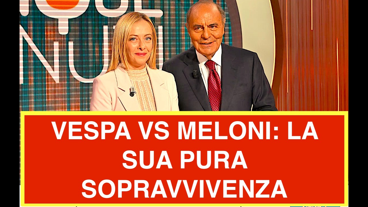 BRUNO VESPA DURO CON MELONI: C'È UN ACCORDO, UN CALCOLO DI PURA SOPRAVVIVENZA POLITICA