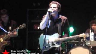 Andrés Calamaro - Nunca es igual + Get up stand up - JUNIN 2010