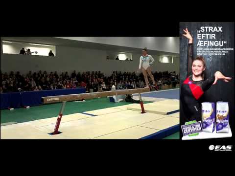 75 - Jóhanna Rakel Jónasdóttir - Ármann - áhaldakeppni - Íslandsmót FSÍ 2012.mov