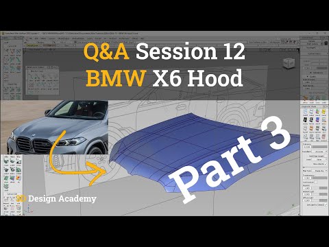 Autodesk Alias Tutorials I Q&A 12 - BMW X6 Hood 3