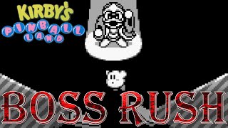 Kirby's Pinball Land - Boss Rush (All Boss Fights, No Fails)