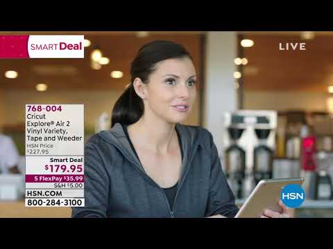 Cricut Explore Air 2 with Vinyl Variety, Tape and Weeder