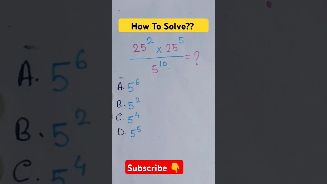 A Nice Exponential Problem| #shortvideo #shorts #short #maths #trending #ytshorts #yt