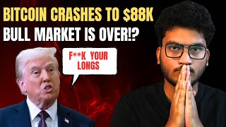 TRUMP CANCELS THE BULL MARKET - BITCOIN CRSHES TO $88K | CRYPTO MARKET UPDATE