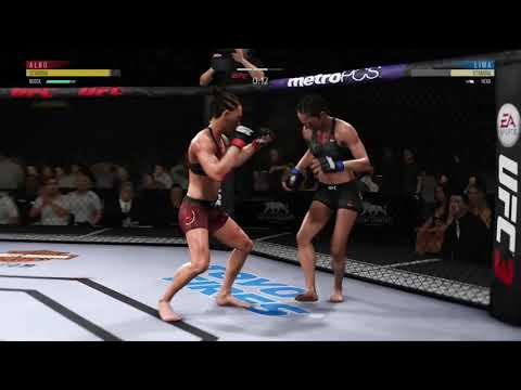Alexandra Albu vs Juliana Lima (Stand And Bang) UFC 3