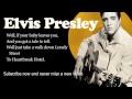 Elvis Presley Heartbreak Hotel Lyrics