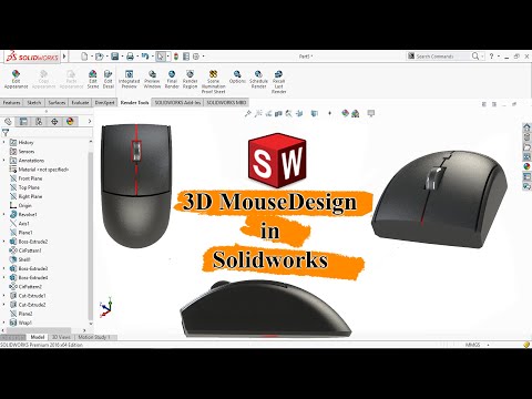 3d mouse design #solidworks