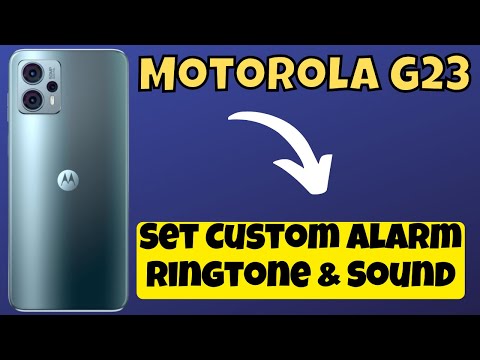 Motorola Moto G23 How To Set Custom Alarm Ringtone & Sound