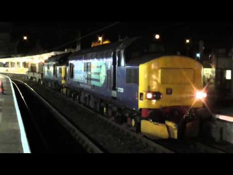 37259/37218 6k73 Sellafield - Crewe flasks, 22nd October 2015