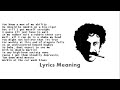 Jim Croce | Maury Muehleisen -Workin' At The Car Wash Blues | Lyrics Meaning