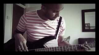 Mark Anthony playing bass to &#39;Trouble in the Message Centre&#39; by Blur