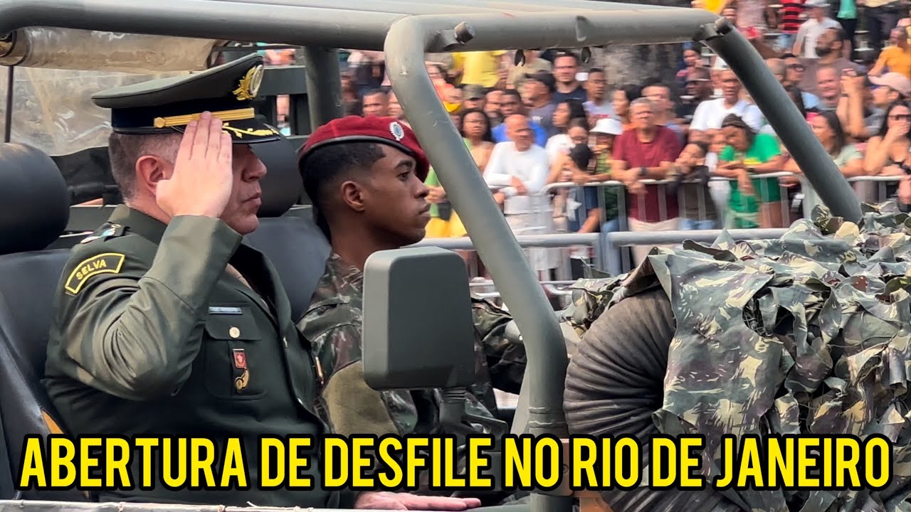 Comemoração 202 anos de Independência do Brasil com Desfile Cívico Militar na Presidente Vargas 🇧🇷