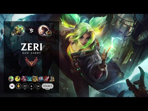 Zeri ADC vs Samira - KR Grandmaster Patch 12.16