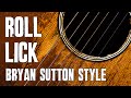 Bryan Sutton Style Roll Lick - Bluegrass Guitar Lesson Tutorial