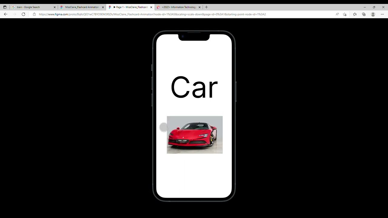 Figma Tutorial - Flashcard Animation (On Drag)