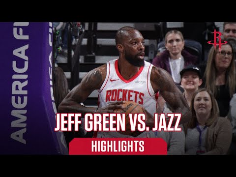 Jeff Green (16 points) Highlights vs. Utah Jazz l Houston Rockets