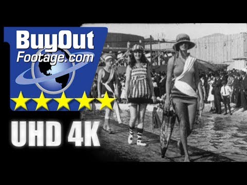 Turn of the Century 1890s - 1900s Swimsuit Competition – Clip 1