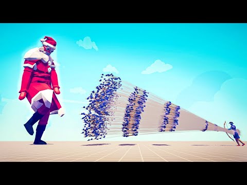 SANTA CLAUS vs EVERY GOD - Totally Accurate Battle Simulator TABS