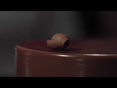 The Gianduja Shavings, a another great chocolate decoration technique