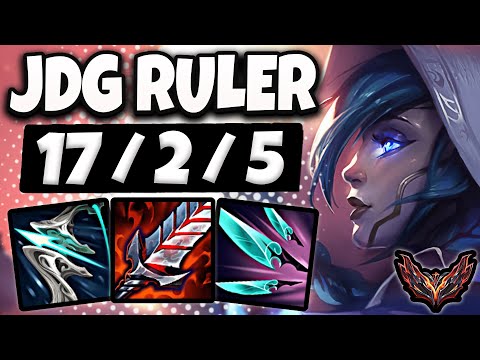 JDG Ruler Xayah vs Kaisa ADC [ Pentakill ] Patch 13.5 Korea Grandmaster ✅