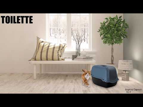 Litière écologique bicolore pour chat, fabriquée in Italie - Second Medium