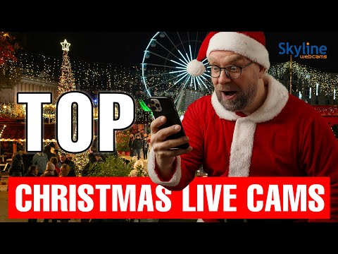 🎄❄️ Top Christmas and Winter Wonderlands live cams around the world with music 🎅 | SkylineWebcams