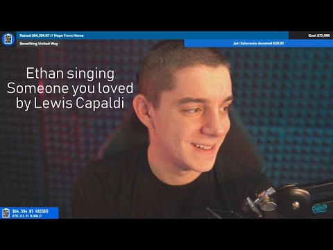 CrankGameplays Ethan singing Someone you loved by Lewis Capaldi