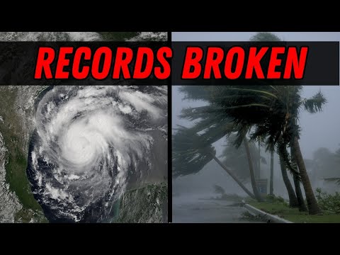 Title frame from the Hurricane Wilma: The Strongest Atlantic Storm Ever Recorded video