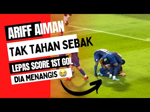 ARIFF AIMAN MENANGIS GOL PERTAMA…Terus mengamuk score 3 biji #jdt #arifaiman #respect