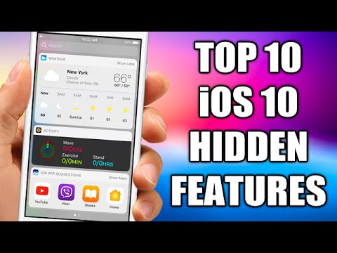 TOP 10 HIDDEN Features Of iOS 10