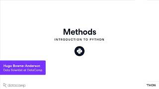 [Python cơ bản] Hướng dẫn lập trình cơ bản theo giáo trình Datacamp - Phần 5 | Study Anywhere