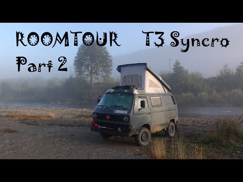 Roomtour VW T3 Syncro Offroadcamper als Familienreisefahrzeug - Außenbereich - syncro4four