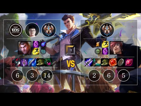 EDG Aodi Jayce vs Sett Top - KR Challenger Patch 10.11