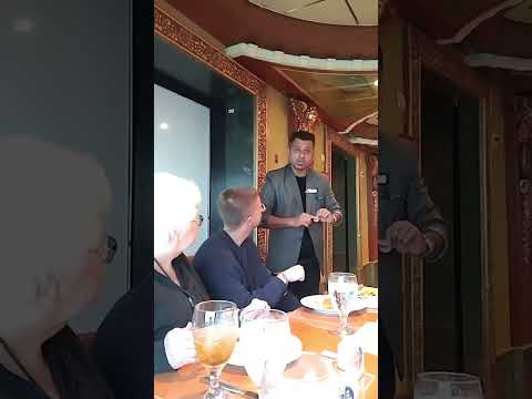 Stunning World Class Coin Magic by Sam #carnivalcruise