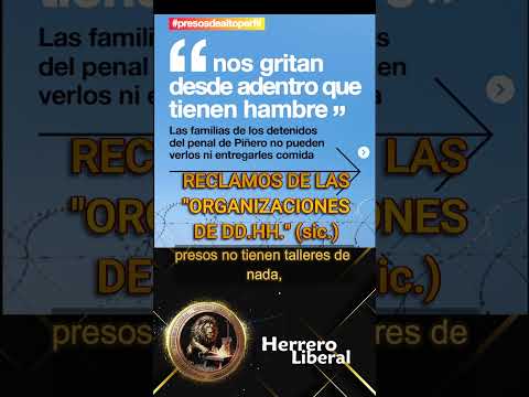 ESTO ES JUSTICIA 🔥Presos sin visitas, sin excelente comida, sin TV #piñero #argentina