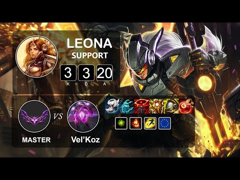 Support Leona vs Vel'Koz - LOL EUW Master Season 12 Patch 12.2