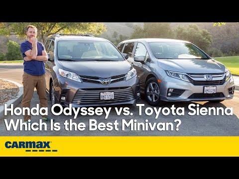 Honda Odyssey vs. Toyota Sienna | Used Minivan Comparison | Price, MPG, Comfort & More