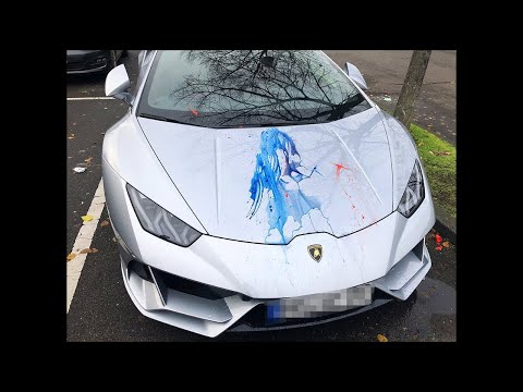 TAGSÜBER MIT STURMMASKE!! UNGLAUBLICH!! FARBANGRIFF auf mein LAMBORGHINI // JAY REAGIERT AUF ICRIMAX