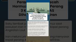 Perang Kembali Pecah! 3 Kapal Perang AS Dihantam Rudal Iran, Hormuz jadi Medan Perang