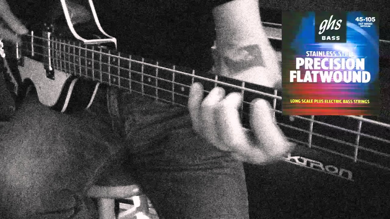 GHS Bass Precision Flats Bass String Set - 45 - 105 - Long Scale
