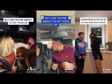 Pretending To Hit My Girlfriend To See How She Reacts!