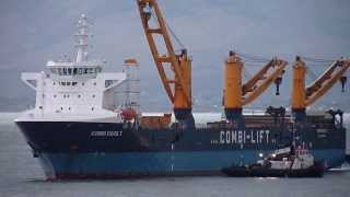 preview picture of video 'M/V Combi Dock I arriving in Fenit Harbour'