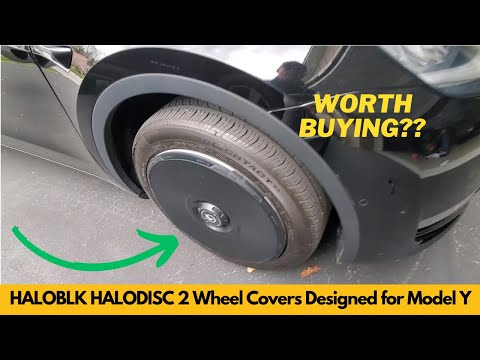HALOBLK HALODISC 2 Wheel Covers Designed for Tesla Model Y 19in Gemini Wheels - Worth Buying?
