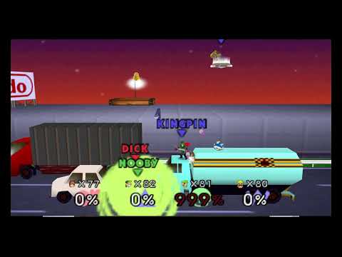 SMASH REMIX 1.2.0 - Blue Shell Chaos + Matrix Mode in Toad's Turnpike!