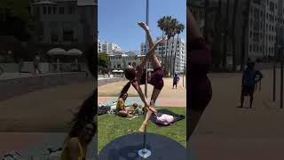 Veronika 🤝 being impossibly strong #MadAppleLV | Cirque du Soleil